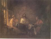 Rembrandt Peale The Pilgrims at Emmaus (mk05) oil painting artist